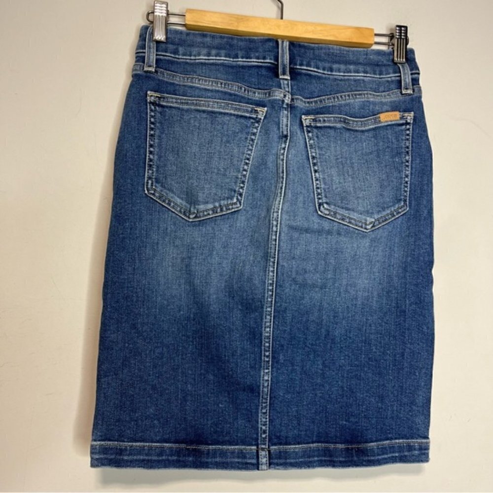 Joe's Jeans Kerrigan Denim Button Front Pencil Skirt, size 28 - Picture 7 of 14